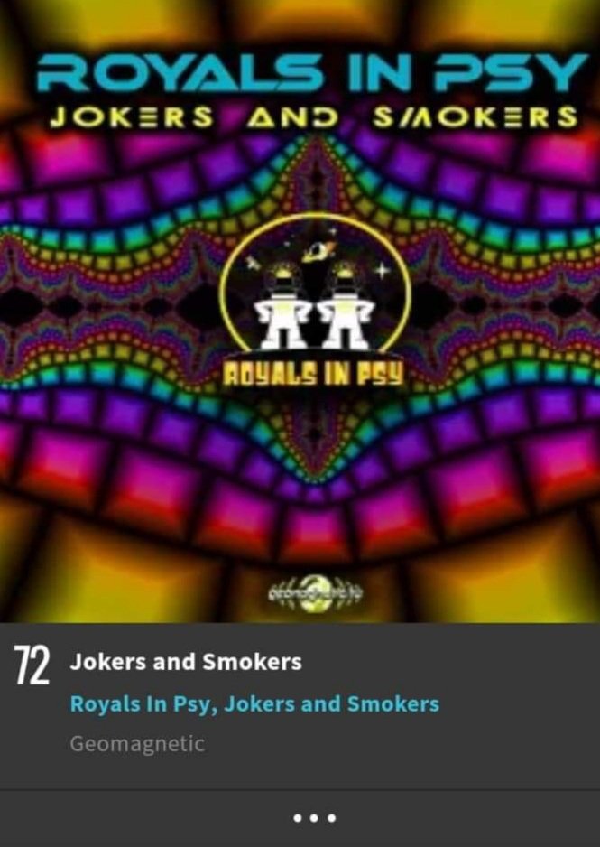 imeyalmusic's tweet photo. π€ #Royals_in_Psy π€
https://t.co/js5kgHUnew πΆπ½π΅
#Track : #Jokers_and_Smokers
#Ep #Releases #PSYCHEDELIC #Goa #FullOn #Psytrance #Geomagnetic_records
#Jokers #and #Smokers
#DanceWithUs . https://t.co/H7jAdSBwaQ