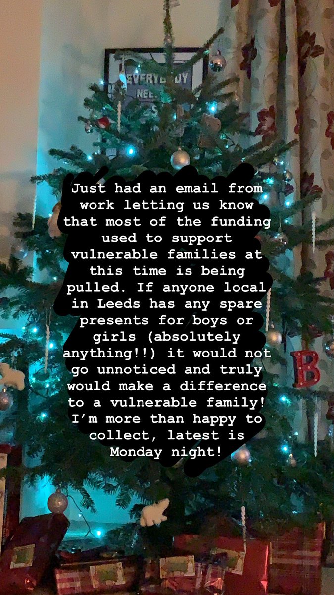 _Miss_Cooper's tweet photo. This year every kid deserves to have something under the tree. Let me know if you need me to collect something or even pick something up for you. Thank you to all those people that have already sent me money or picked something up! You’re super stars! ♥️ #christmasjoy https://t.co/oPAr0kjSye