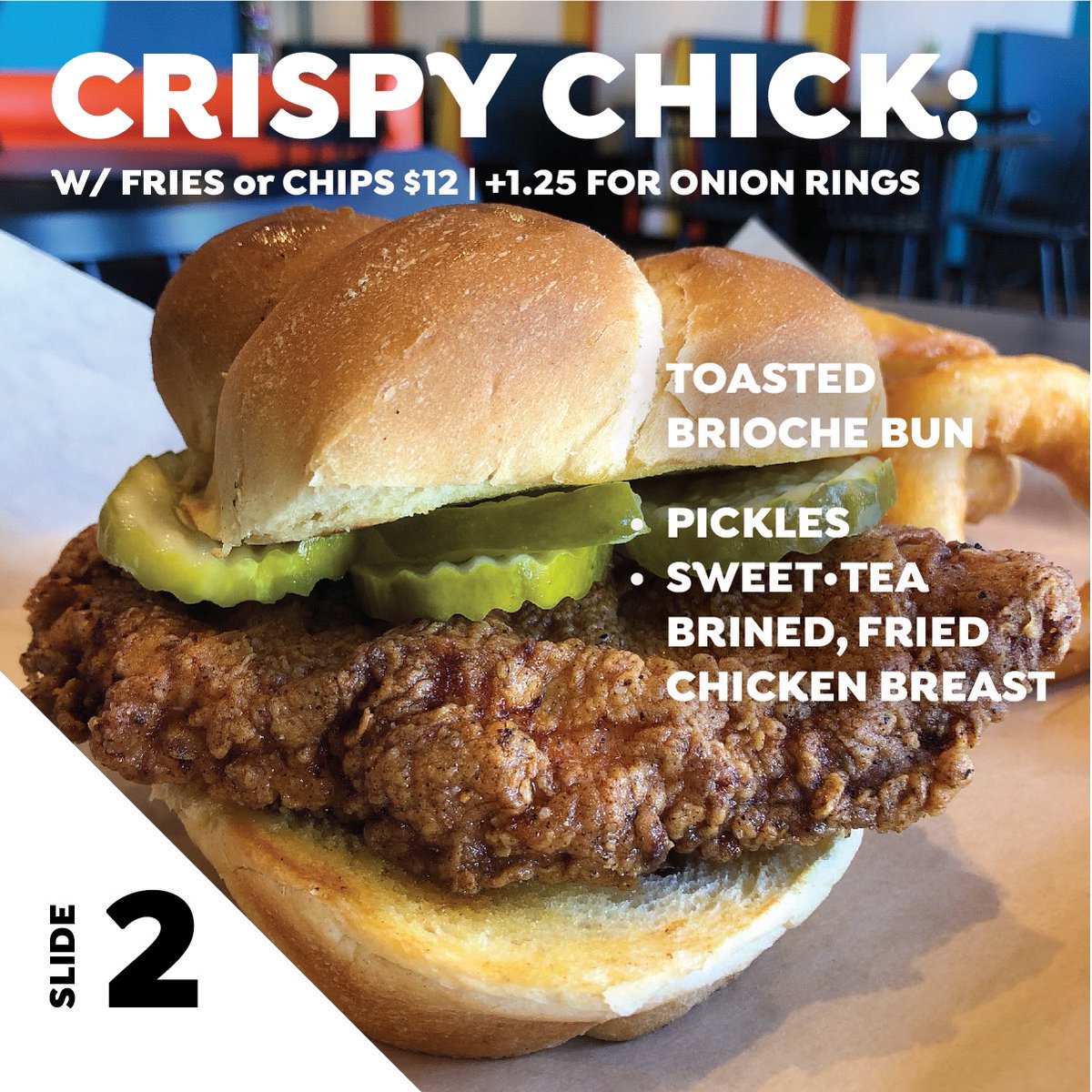 theparkmoor's tweet photo. EYE TEST : slide 1 or slide 2? Which looks better? If the eyes are the window to your...stomach, then take a look at these. Hmmm, tough call! Whichever you pick, we’d love to see you curbside tonight! Til 8p. #whatsfordinner #bacondoublecheeseburger #crispychick #friedchicken https://t.co/j8QvcqYS27