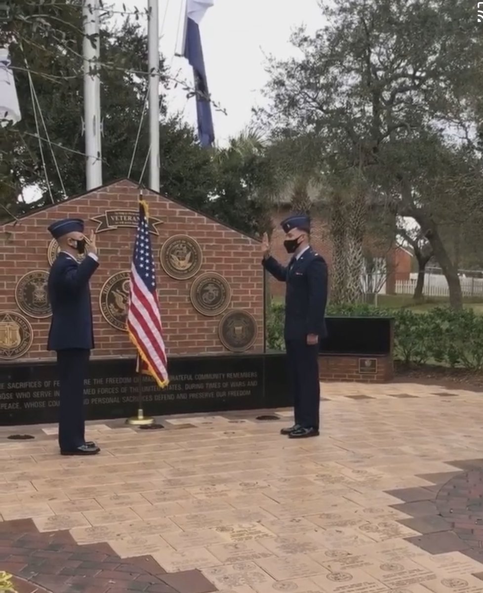 CloverAFJROTC's tweet photo. A BIG congratulations go out to former cadet Ray Beebe! Embry Riddle Aeronautical University Graduate & United States Air Force Second Lieutenant. So very proud of you and excited for what’s next! #S951 #USAF #futurepilot✈️ 🍀🦅🇺🇸 https://t.co/eu6oB6sddY