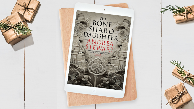 orbitbooks's tweet photo. "Epic fantasy at its most human and heartfelt, concerned with the real lives caught in the gears of empire and rebellion."—@alixeharrow, author of The Ten Thousand Doors of January

Read an excerpt from THE BONE SHARD DAUGHTER by @AndreaGStewart:  https://t.co/4rFb1lMYm4
#Orbit20 https://t.co/Ux9PfDaIXf