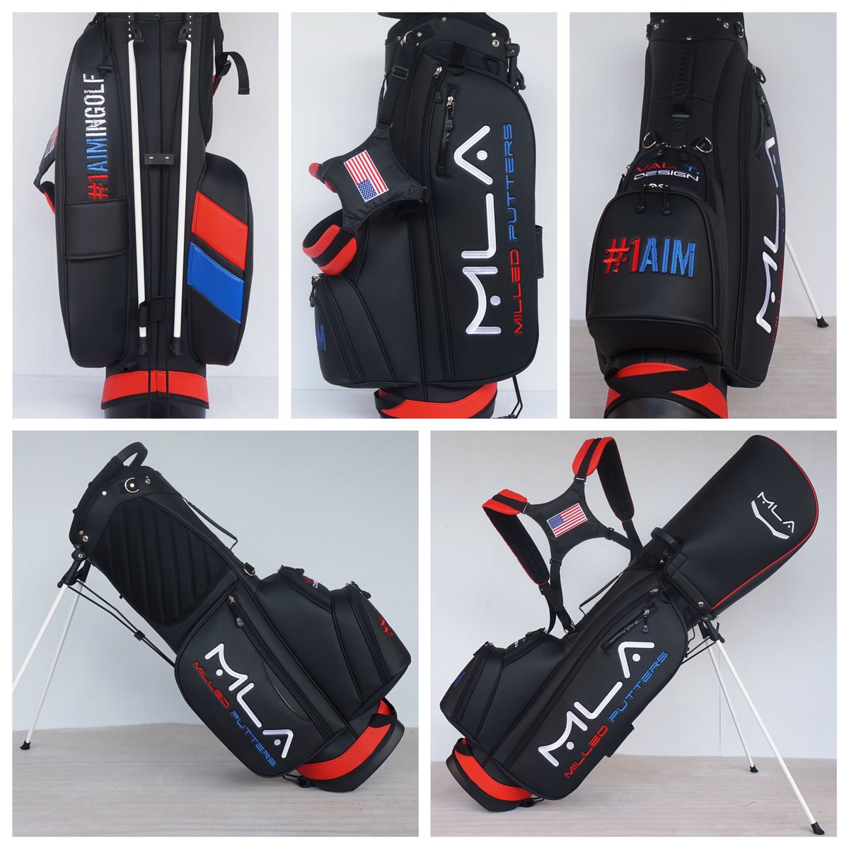 MPDCustomGolf's tweet photo. Introducing @mla_golf Check them out! Order our NEW #mpdcustomgolf #mlagolf #mlaputters Carry Stand Bag directly at https://t.co/FSo2wPk5Wh https://t.co/pmi67ndPvo