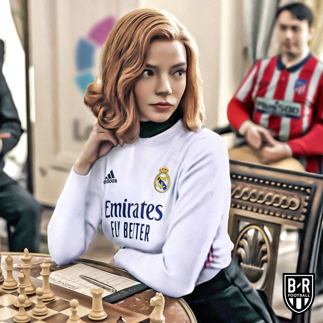 Real Madrid haven’t lost to Atletico in La Liga since February 2016 ♕