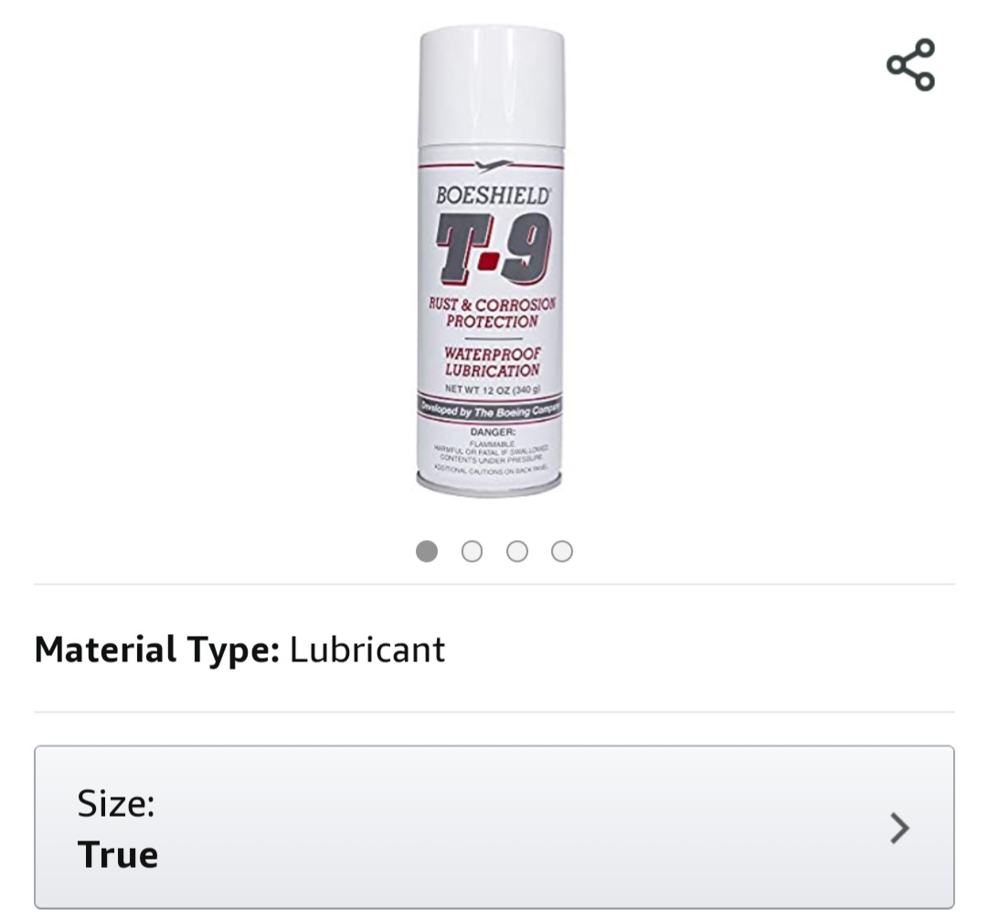 Robertinno53's tweet photo. @Boeshield_T9 best lube and weather proof for bikes or any mechanicals even tools to be stored in the winter or FLA, Trust me been using it for years, Airlines use it https://t.co/eTHMCSy4er