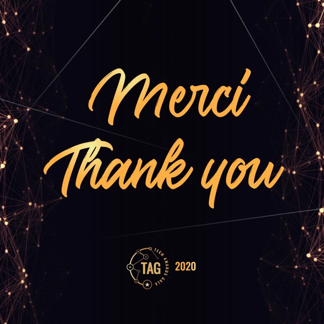 techawardsgala's tweet photo. Un gran MERCI à toutes celles et tous ceux qui ont contribué au succès de la première édition de #TAG. #partenaires #sponsors #intervenants #nominés #lauréats #public #TAG2020 https://t.co/sVsALTbSnC