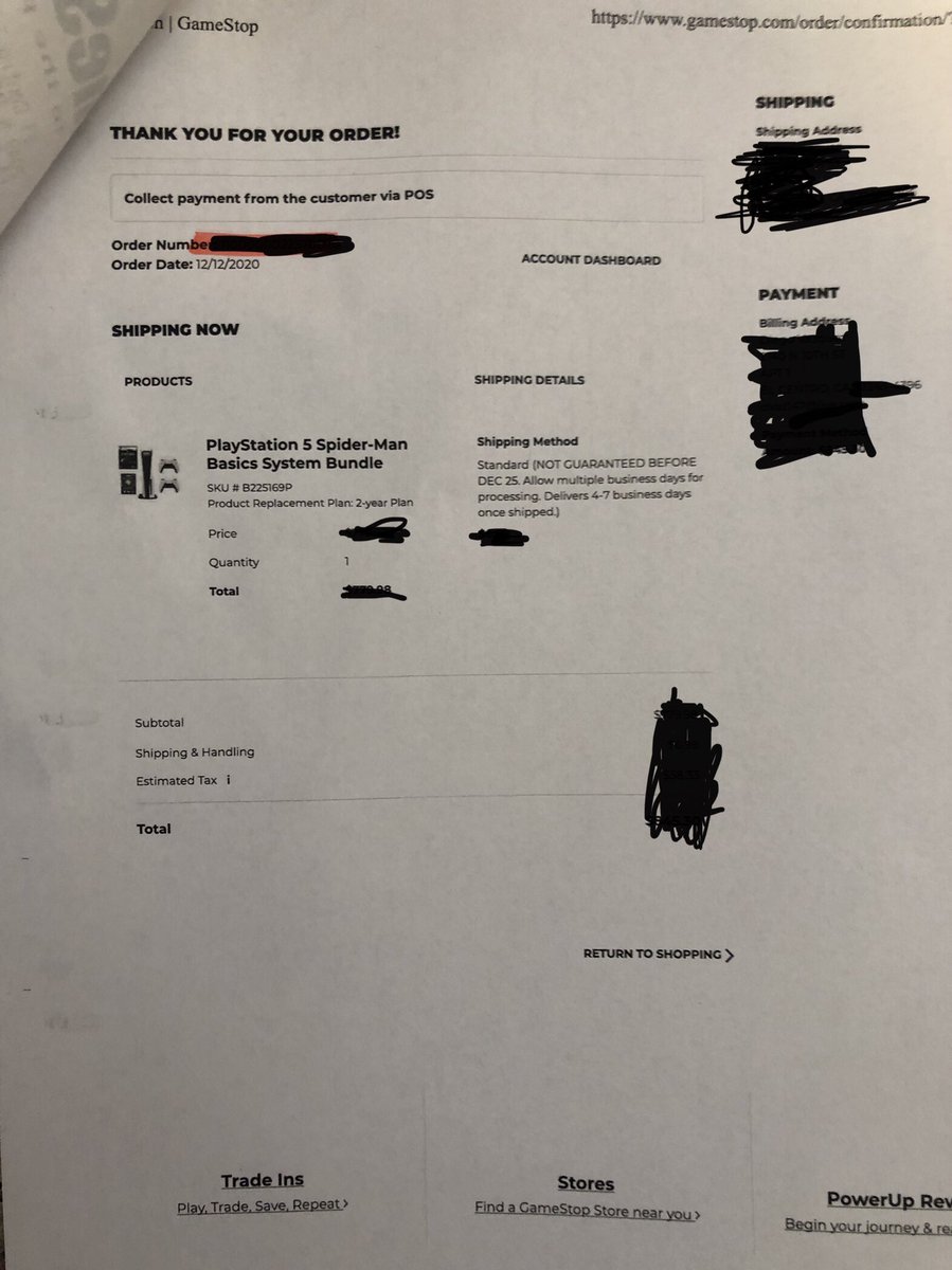 esmie_nava's tweet photo. @PS5Drop @spieltimes @ChitoGaminYT @PS5_Restockk thank you guys for the heads up! First one at GS for the bundle. I was able to secure one for my mans for Xmas! Can’t wait to see the look on his face. Specially after he been catching L’s for a PS5 since it came out. 🥳👏🏾🙌🏽 https://t.co/5t49NLZwuQ