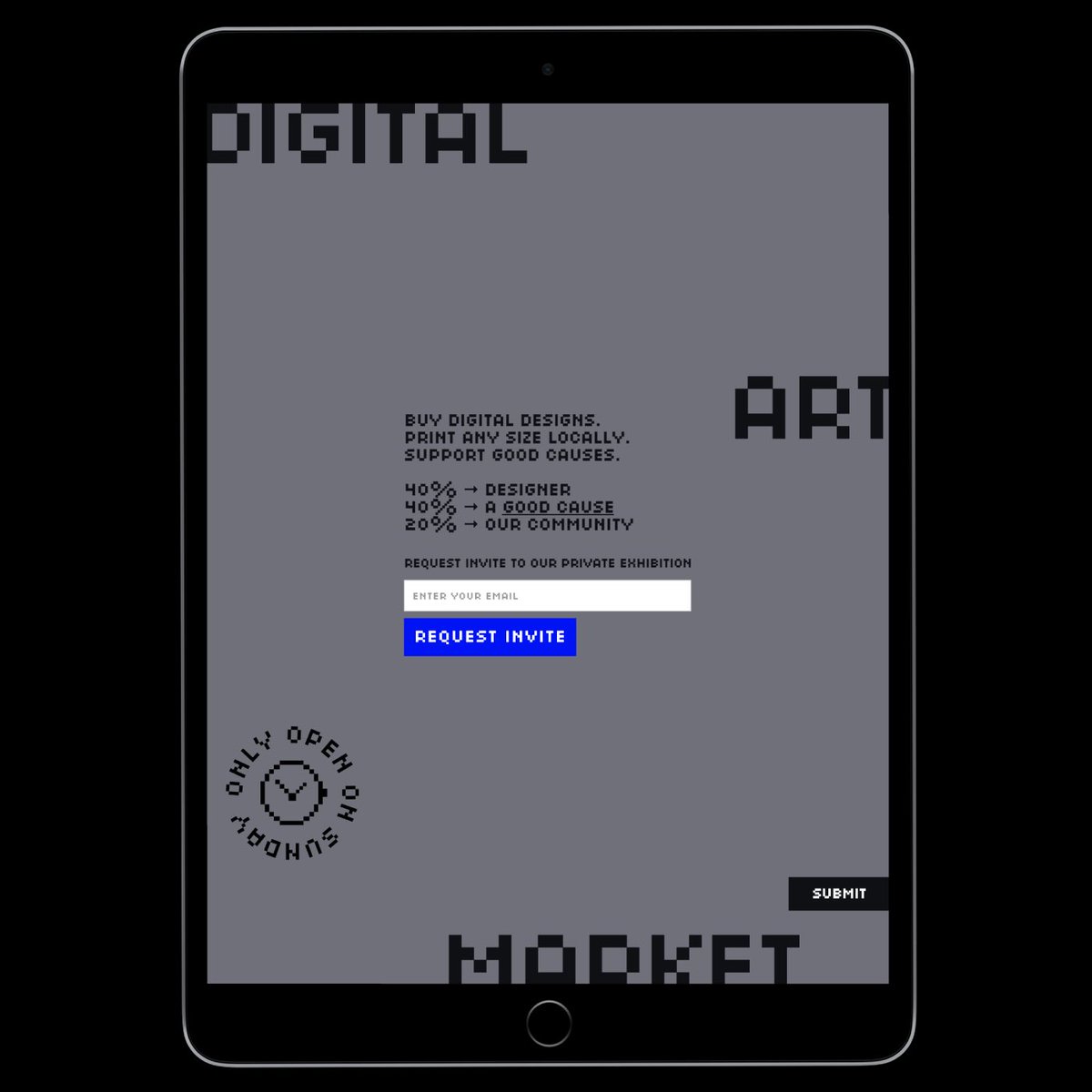 ffragkogiannis's tweet photo. #DigitalArtMarket is open today and my design is included. Every Sunday visit https://t.co/wtsSzWygGv to discover new designers, buy digital designs and support good causes. #charity #designcalendar #posters https://t.co/wbDra5JJAw