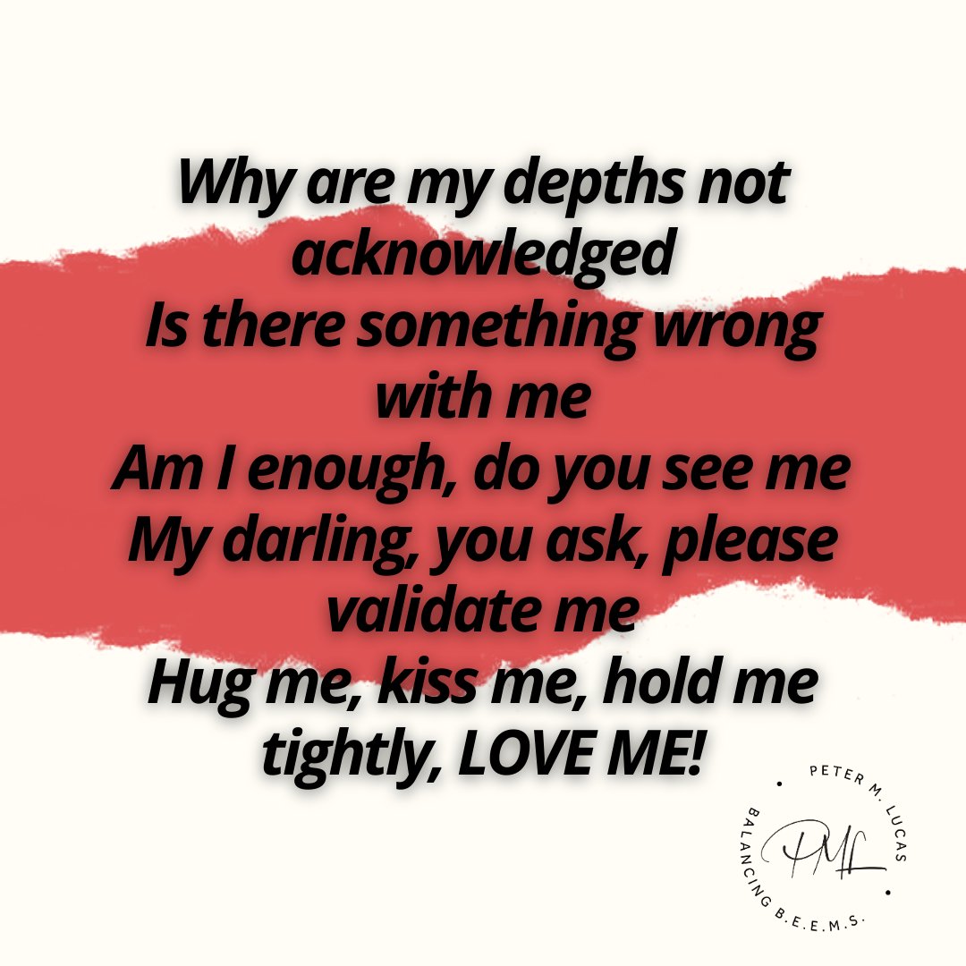 BalancingBeems's tweet photo. Poerty: Why Me?

#BalancingBEEMS #poetry #deep  #divine #creative #deep #mind #happy #balance #joy #zen #truth #humility #healing #affirmations #wisdom #freedom #thinkaboutit #poetry #art #light #love #laughter #namaste #Yoga #veteran #marines https://t.co/6a4yzXhQn2