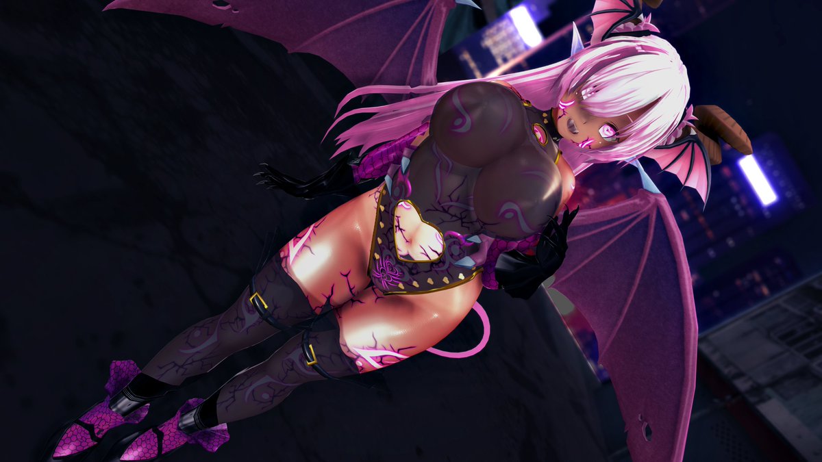 マシュちゃん褐色肌サキュバス化悪堕ち概念 #COM3D2 