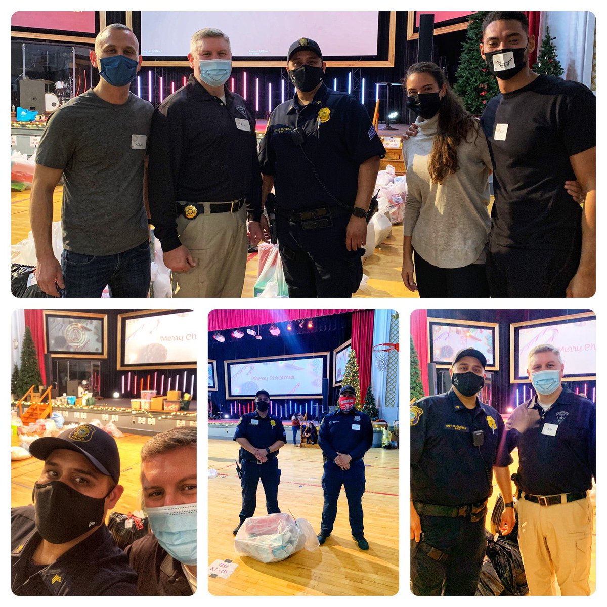 HobokenPSOA2's tweet photo. The Hoboken PSOA &amp; PBA partnered with Hoboken Grace for their gift exchange.  Although things looked different this year, their team put smiles on hundreds of faces today! Ty for allowing us to be a part of, &amp; ty to Lt. Costello, Sgt. Olivera, PO H. Montalvo &amp; PO J. Figueroa😊 https://t.co/6WqEufSuEk