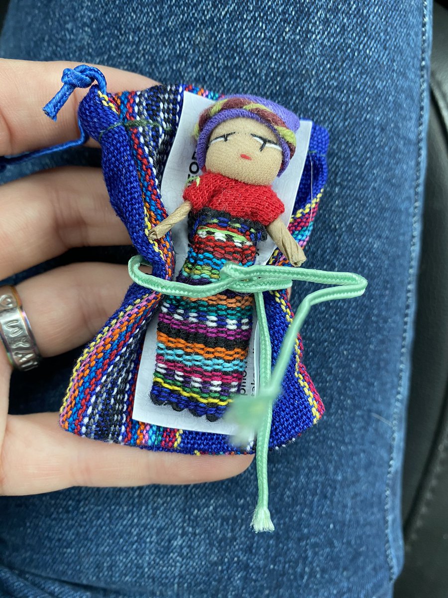 my coworker is literally the cutest. she made this gift box and gifted me a worry doll for christmas 😭😇🥺