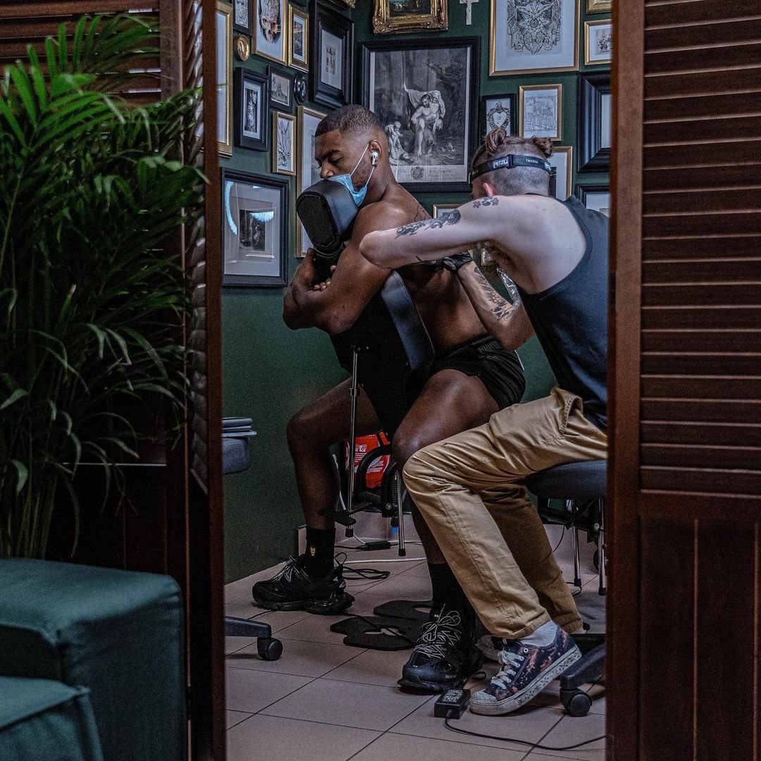 Walkin_Tattoo's tweet photo. @Morgan_Chapa VIENT DE REMPORTER LA CEINTURE !! 🏆🏆🏆 #thebelt https://t.co/2IRJlRzL0c