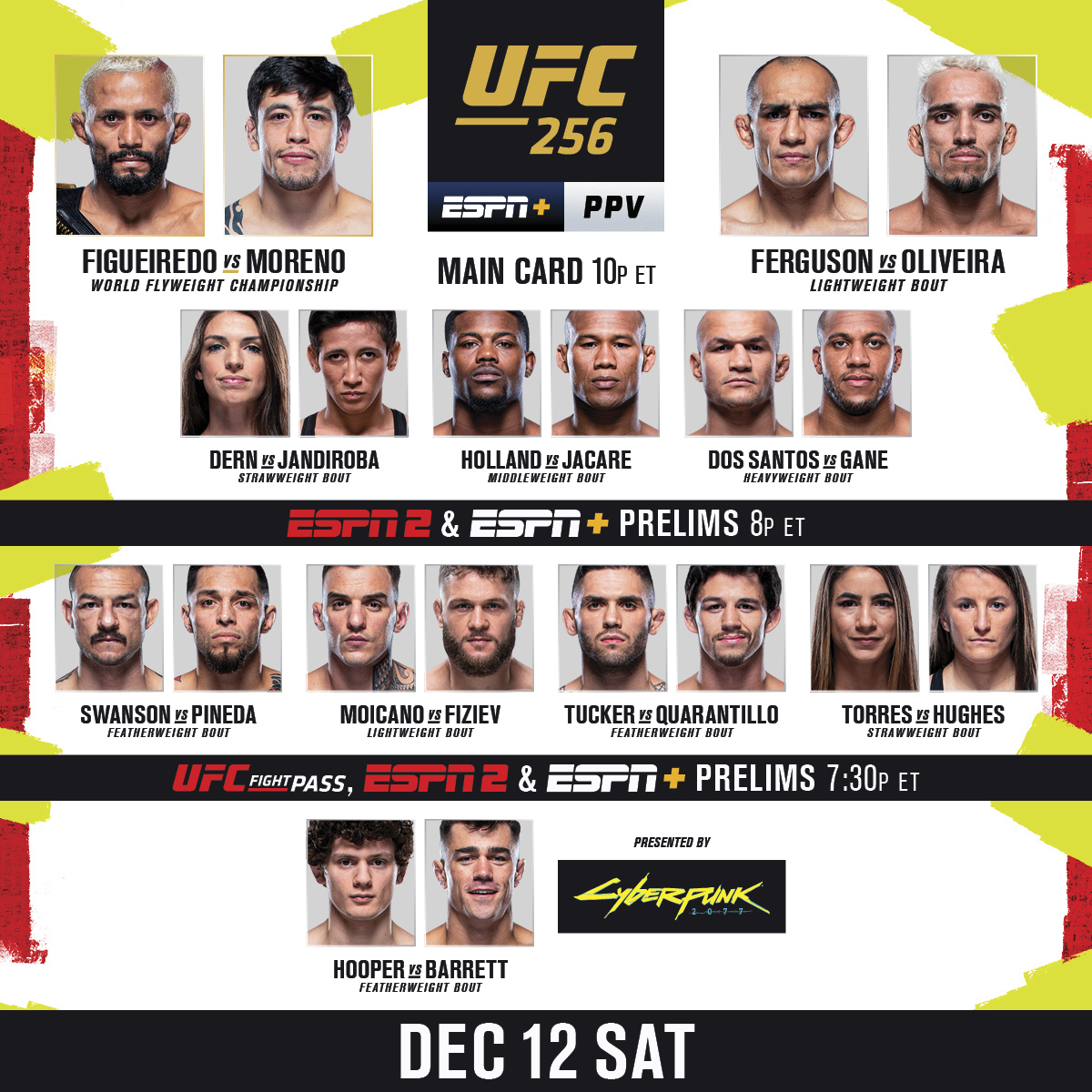 #UFC256 early prelims are LIVE in 30 minutes on <a href="/UFCFightPass/">UFC FIGHT PASS</a>