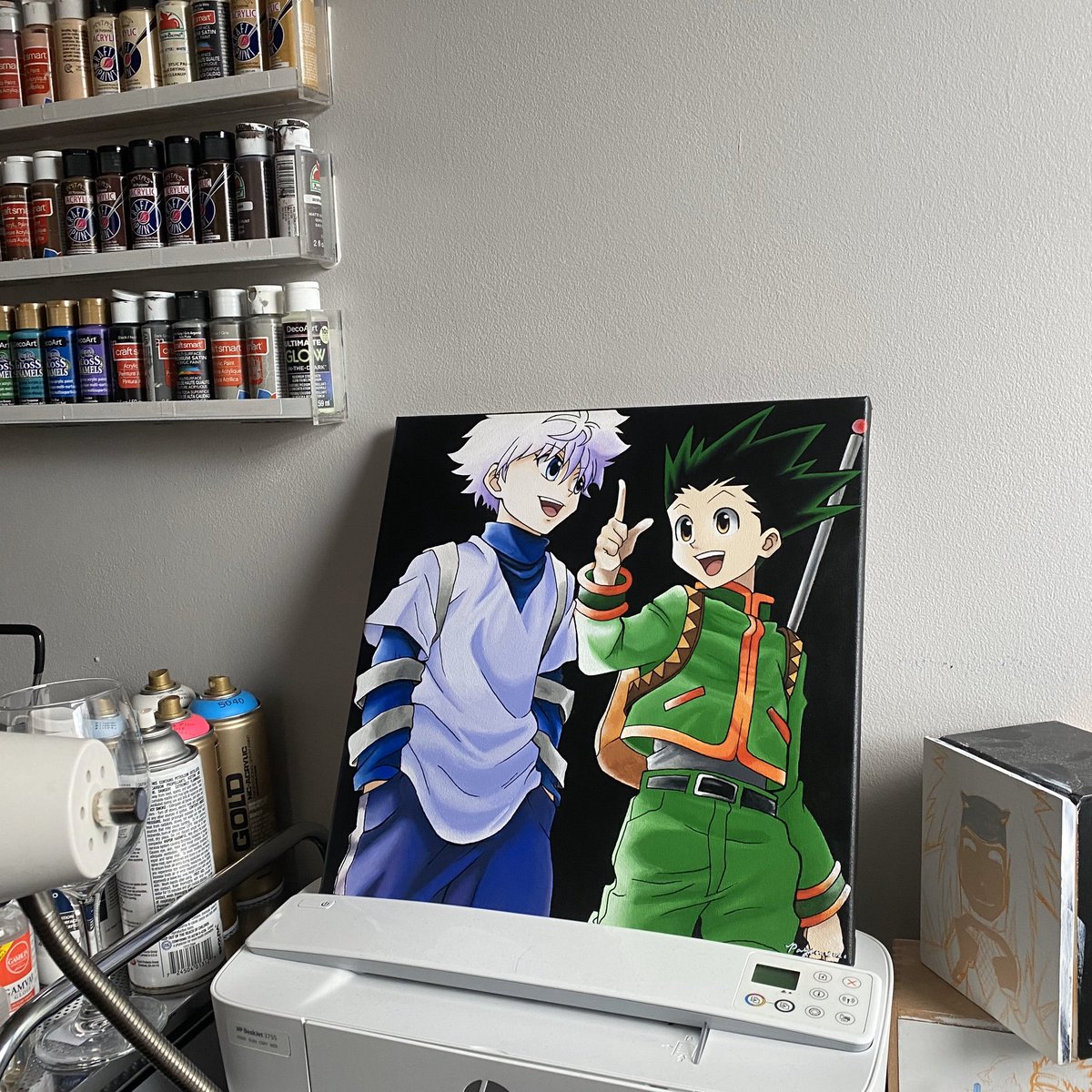 killua x gon 
14x14 
💙NOT FOR SALE💚