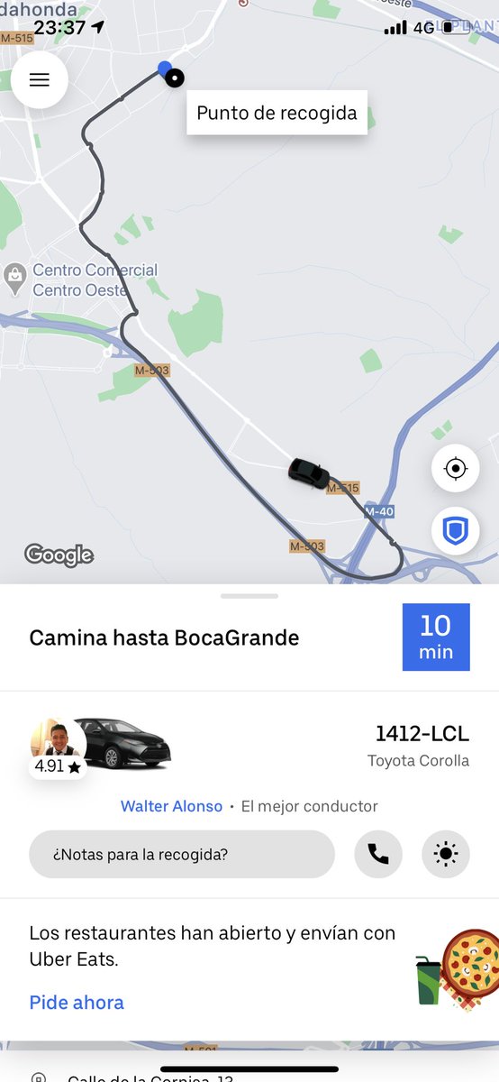 koketeruiz's tweet photo. @Uber_ES sois una vergüenza tener conductores que te cojen un viaje solo para pedirte q lo canceles!!! IMPRESENTABLES https://t.co/rHs6tYy467