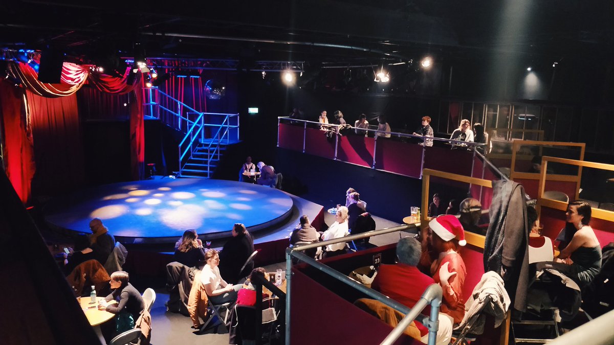 RukayaC_'s tweet photo. Really impressed with how @ThePleasance have adapted to re-open! 👏🏼

@pecsdrag was a lot of festive fun tonight, and the cherry on top was the surprise of seeing @HoneyToTheD! I've so missed bumping into pals at the theatre. 🥰 https://t.co/EA3Vr4LL29