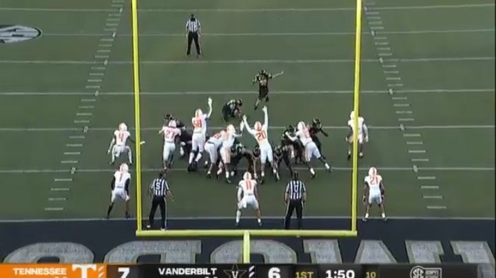 BadSportsArt's tweet photo. Congratulations to Sarah Fuller for breaking her tie with 7 billion other people on the all-time NCAAF scoring list https://t.co/pekozi16A7