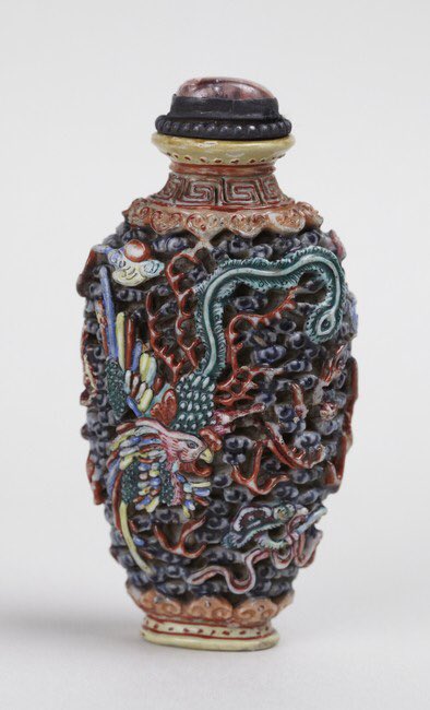 I’m just so taken by the beauty of these snuff bottles, I would give them a different purpose!