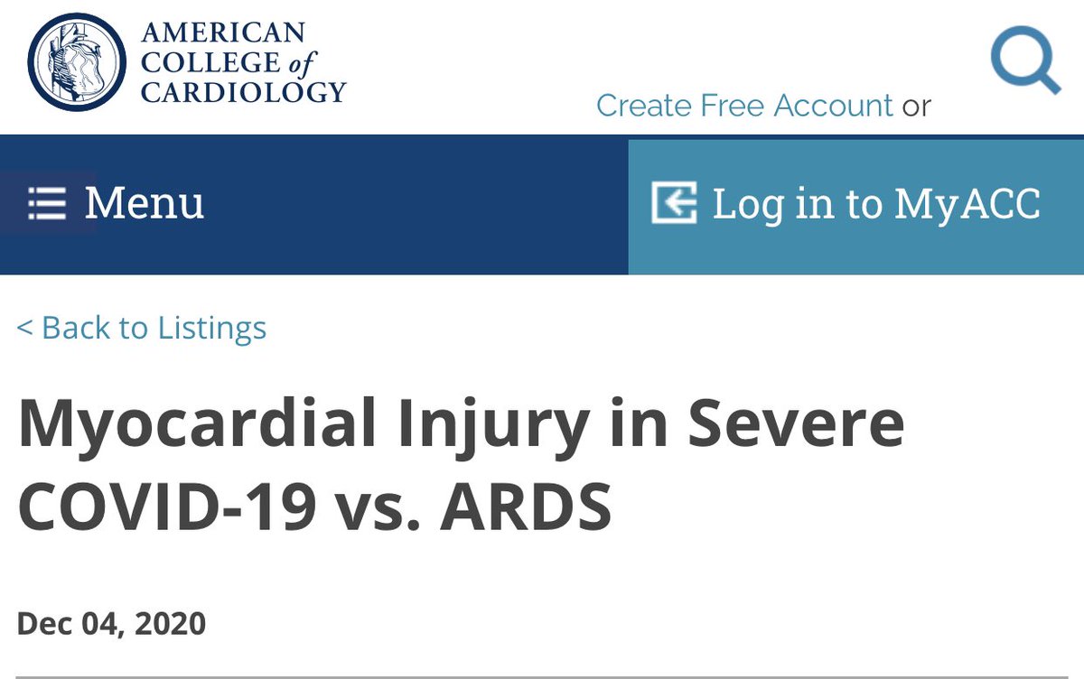 American College of Cardiology 
December 4, 2020
#myocardialinjury #ards 
acc.org/latest-in-card…