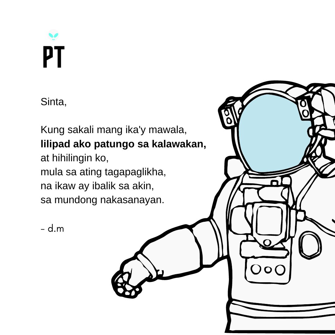 ProjectThorns's tweet photo. Hinding-hindi magiging hadlang ang layo ng kalawakan mula sa aking kinatatayuan upang ikaw ay ipaglaban. 👨‍🚀

words by @monseigneur_dm #Spaceof2021 https://t.co/47ijcyluZG
