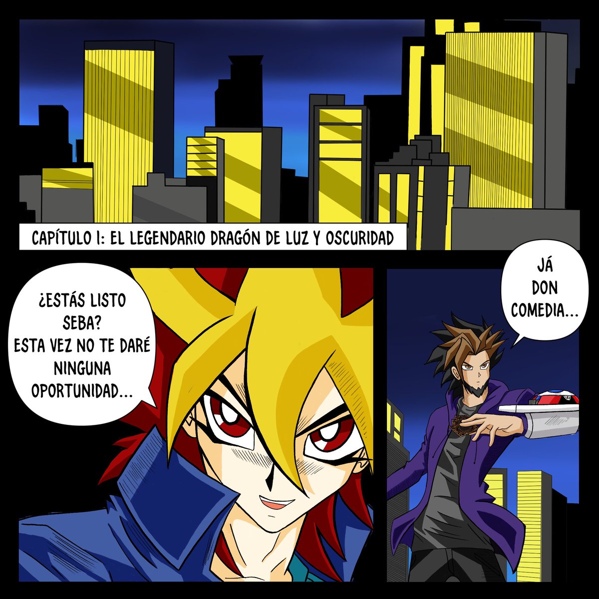 ElKomiload's tweet photo. Comencé con la publicación de mi Web cómic en Instagram, ahora a full también con este proyecto... si gustan ver, aquí el enlace directo https://t.co/SA6aLsUXAb
#yugioh #yugiohtcg #webcomic #comicchile #ilustracion #GalaxyTabS7 #CLIPSTUDIOPAINT https://t.co/wvHvvp3eCj