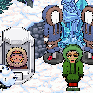 ** RETWEET WITH IN 24 HOURS! **

To get a chance to win the new " RARE Inuit Outfit! "  (without badge, sorry guys) #Habbo #Giveaway