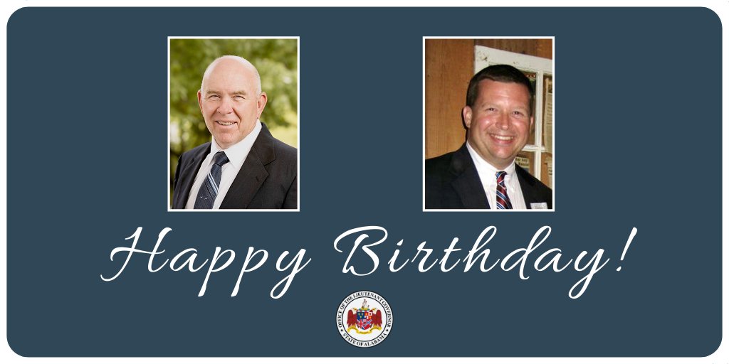 Happy Birthday to Representative Mike Jones and Representative Tommy Hanes! 