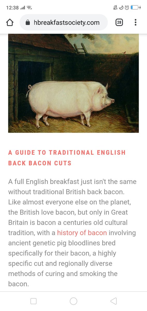 Apparently, no other country has a greater, richer, longer or more intimate relationship with bacon than the UK, and this is very important when choosing ingredients for your cooked English breakfast