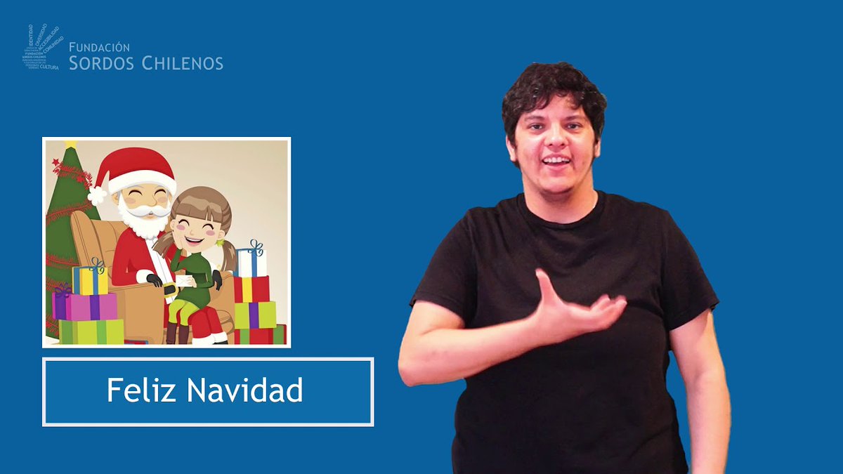 Hola a toda la comunidad, quienes pueden aprender el vocabulario de la navidad en Lengua de Señas Chilena - inclusenas.cl/lsch/senabular…