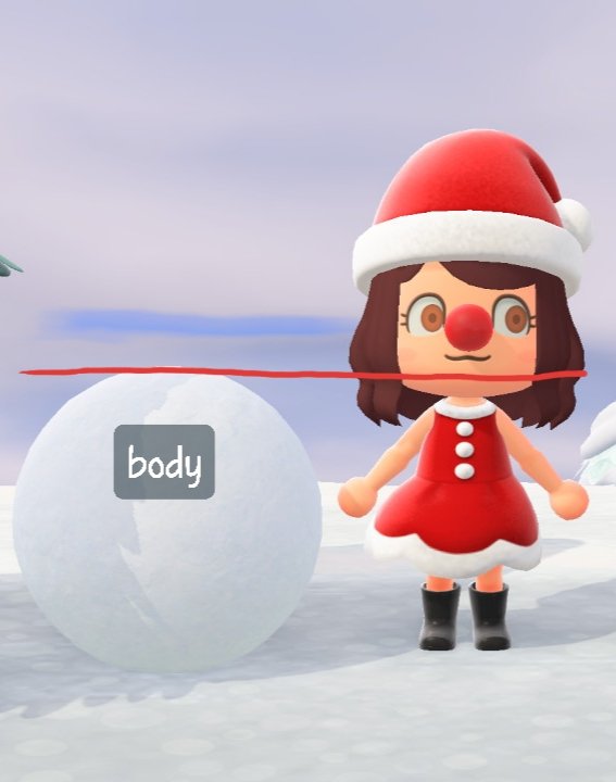 iishaa18's tweet photo. The perfect snowman! #ACNH #ACNHSNOWMAN https://t.co/Nef8aZR7kw