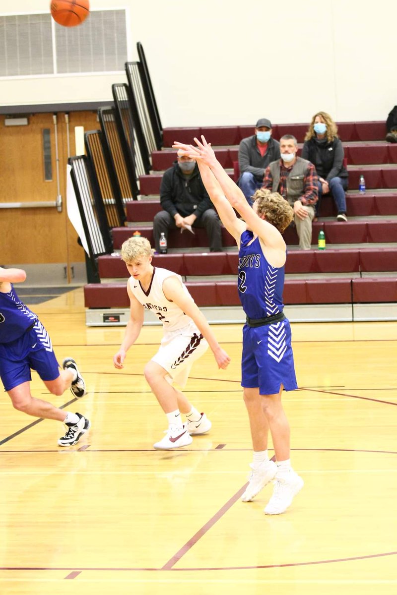 coyotedoc3's tweet photo. First basketball game last night for @Tanner_miller4. Great job and great win for the cowboys.  Way to battle back boys!! https://t.co/Nb1gkHv42C