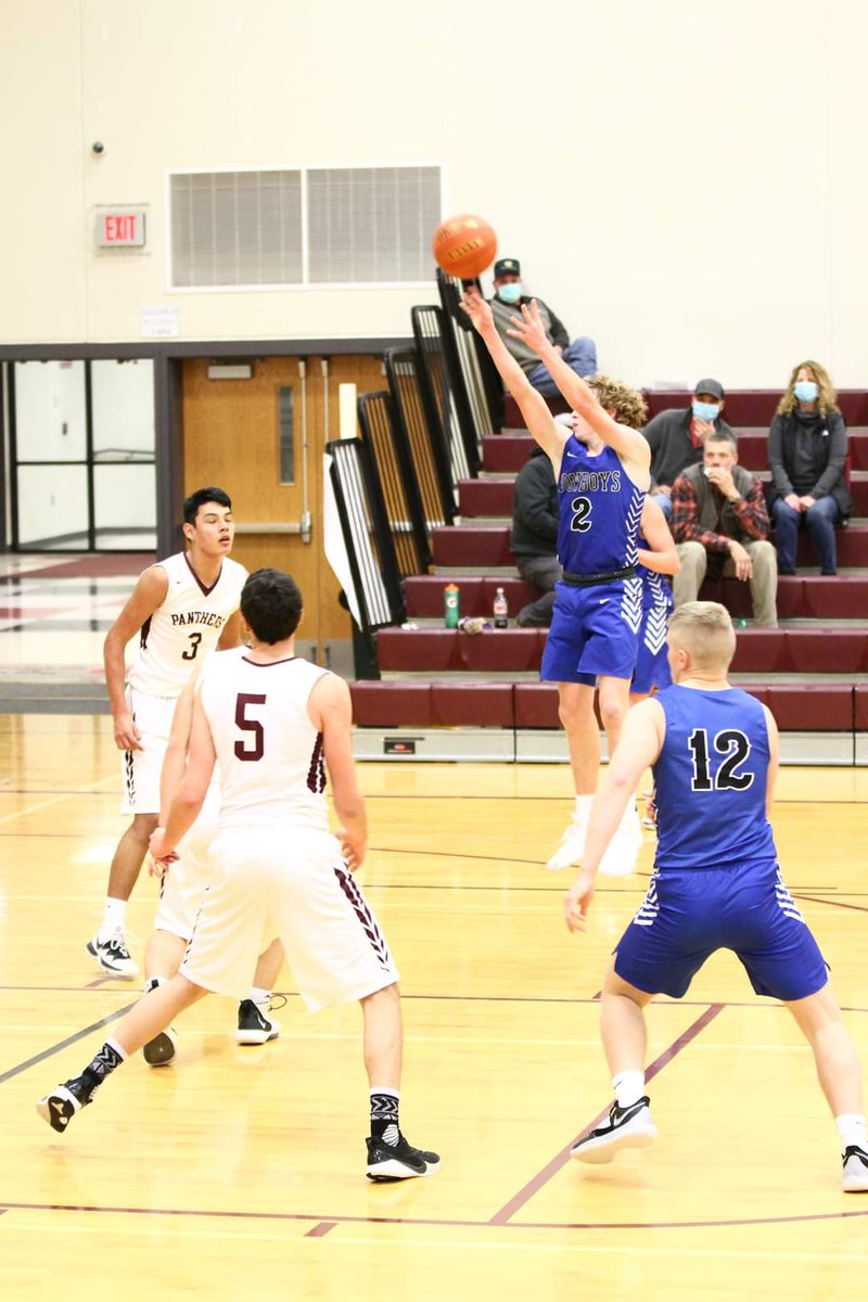 coyotedoc3's tweet photo. First basketball game last night for @Tanner_miller4. Great job and great win for the cowboys.  Way to battle back boys!! https://t.co/Nb1gkHv42C