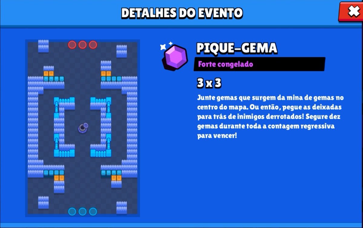 Os mapas dessa rodada foram escolhidos pelo nosso querido @jubadouro, que ama pique gema de paixão!

- edição no mapa mina rochosa, que já tinha sido usado na rodada anterior;

• Nessa rodada os mapas serão todos do mesmo modo 🤯