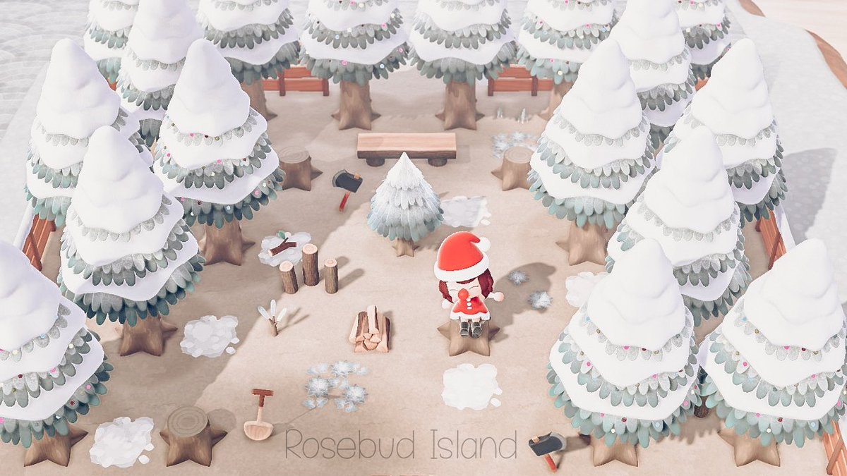 iishaa18's tweet photo. Rosebud Island Tree Farm 🎄 #ACNH #treefarm #animalcrossing https://t.co/ym6raTFVDe