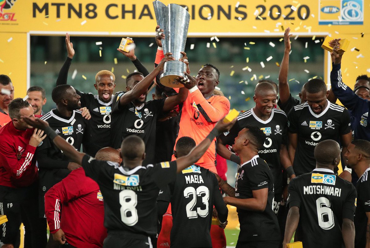 orlandopirates's tweet photo. ☠         !!!!!!!!!!𝗖𝗛𝗔𝗠𝗣𝟭𝟬𝗡𝗦!!!!!!!!!!
            🏆🏆🏆🏆🏆🏆🏆🏆🏆🏆

⚫⚪🔴⭐
#MTN8Final 
#OrlandoPirates
#OnceAlways https://t.co/4g9wSjiXOZ