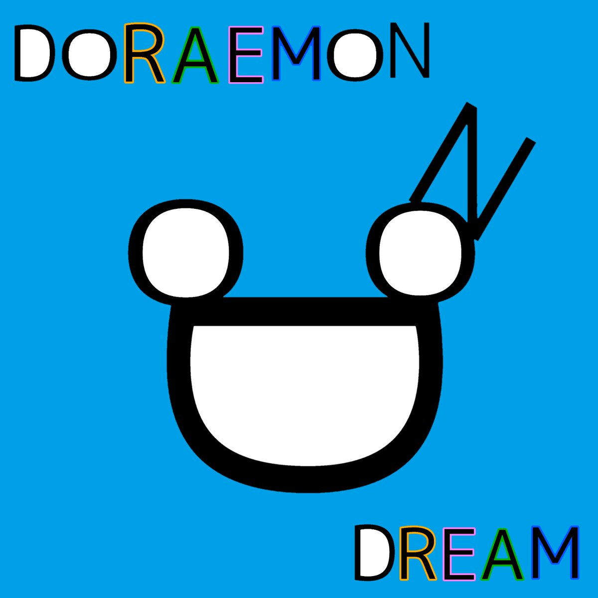 サイトーセーゾー Saitoseizo Pa Twitter 文字絵 ドラえもん ドリーム 文字絵 イラスト ドラえもん ドリーム Doraemon Dream
