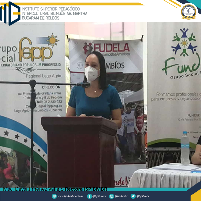 ISTMBR's tweet photo. A través de la firma de convenio de vinculación con la sociedad entre el  @ispibmbr  𝙮 @Fudela_Ecuador, se realiza la graduación simbólica por haber culminado los cursos de capacitación
Inglés. Elaboración de productos de limpieza, Electricidad domiciliaria. https://t.co/VIfmdgElAT
