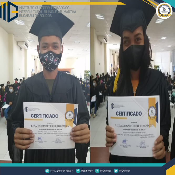 ISTMBR's tweet photo. A través de la firma de convenio de vinculación con la sociedad entre el  @ispibmbr  𝙮 @Fudela_Ecuador, se realiza la graduación simbólica por haber culminado los cursos de capacitación
Inglés. Elaboración de productos de limpieza, Electricidad domiciliaria. https://t.co/VIfmdgElAT