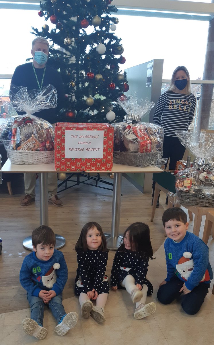 blingblingtree's tweet photo. @mrdanwalker inspired by George McGarvey who had the idea of doing a reverse advent calendar, donating an item to the foodbank every day in December. We managed to make up 8 hampers plus for the Trussel Trust. Can we give this special young man and his siblings a mention https://t.co/WwGJWHvRCQ
