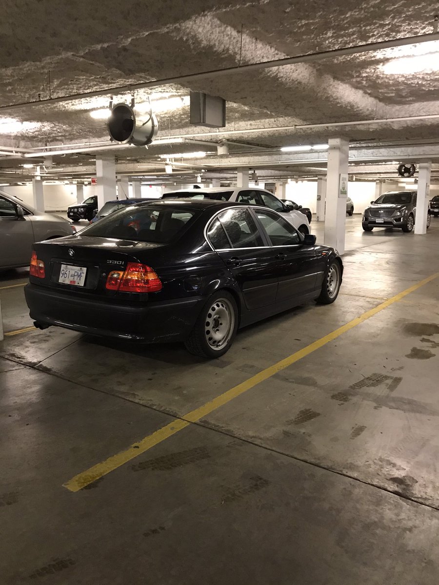 This BMW got away. Snowies and manual! But the owner drove off while I was writing a note.