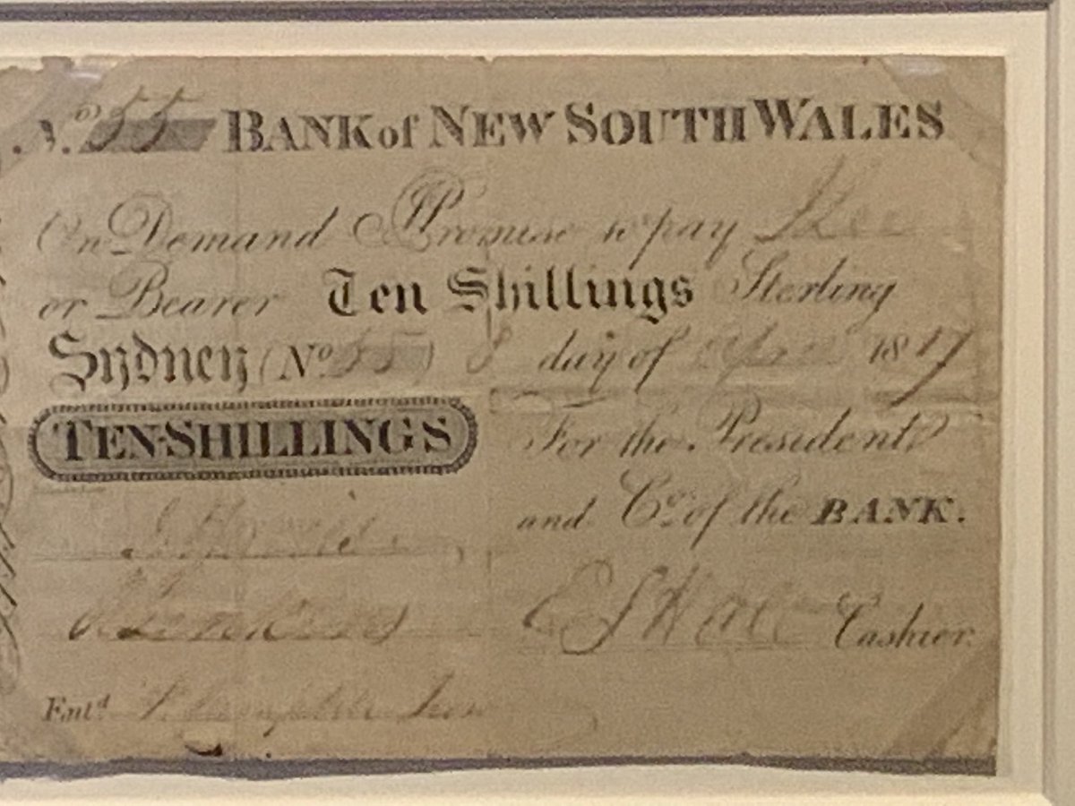ChrisHamPlat's tweet photo. Australia’s first banknote.  Just because. https://t.co/gUo39GMp65