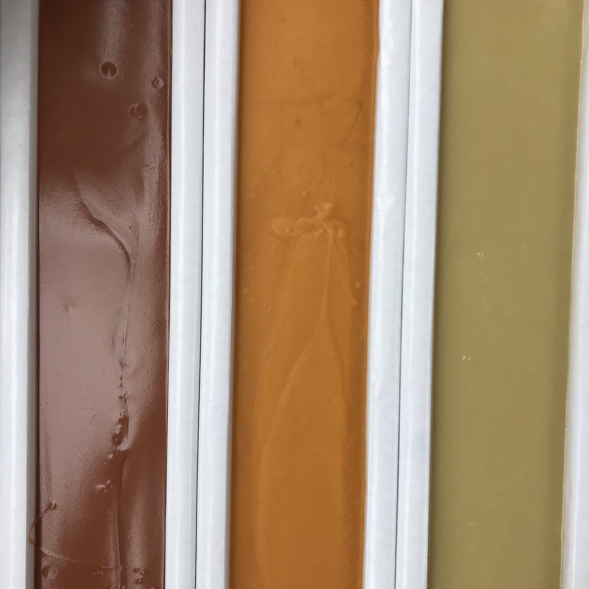 SoapCommander's tweet photo. Freshly poured bath soap. Smooth and dreamy. #soapcommander #seizethehelm #bathtime #soap #soapmaking #SmallBusiness #Entrepreneurship #FamilyBusiness #WashYourHands https://t.co/nsWk0wqtLE