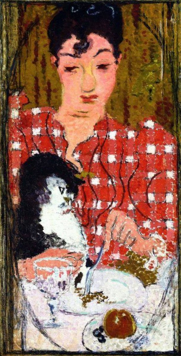 Pierre Bonnard (1867-1947)The Chequered Blouse1892Oil on canvasH. 61; W. 33 cm