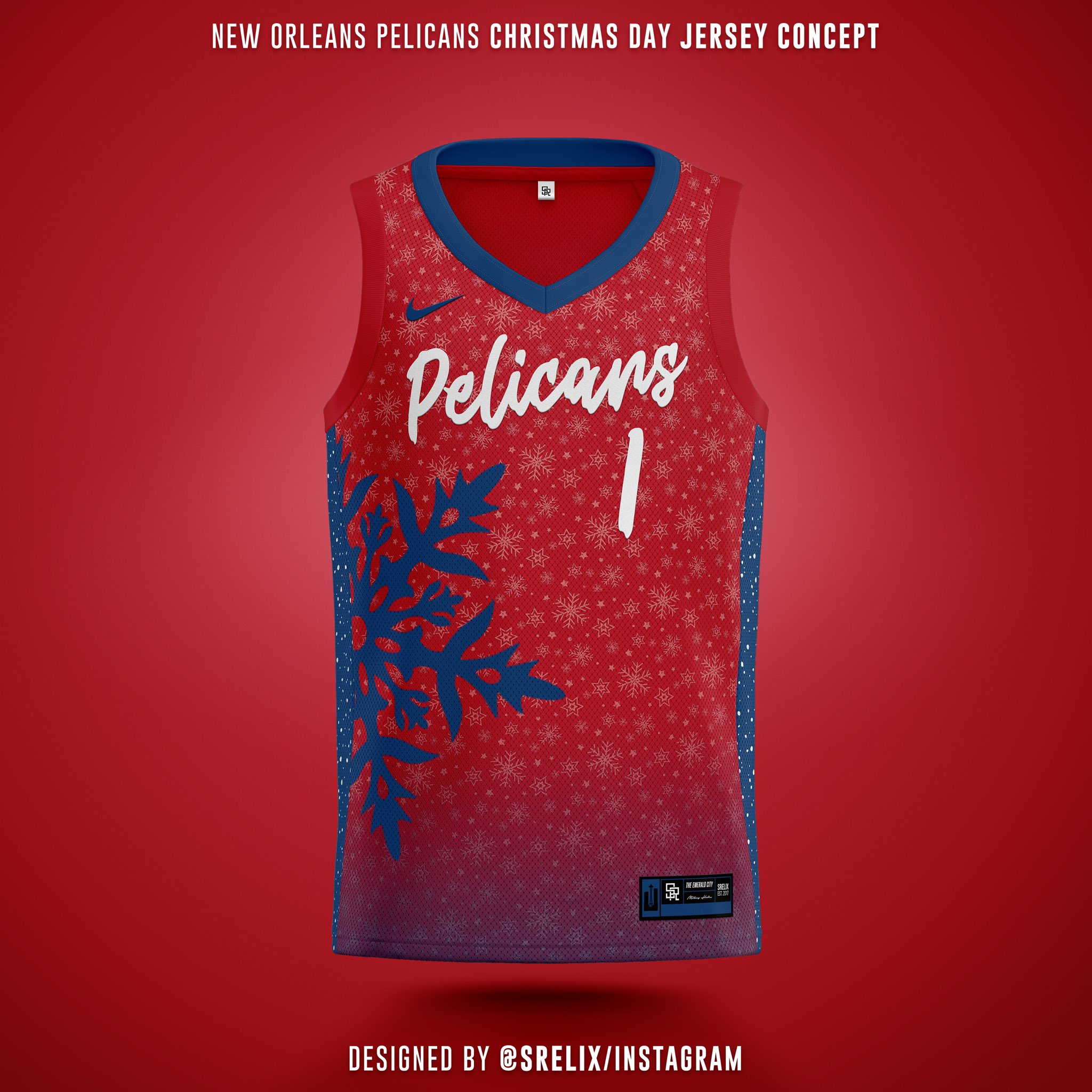 SRELIX Portfolio - NBA 2020 Christmas Jersey Concepts