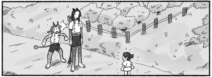 10. Cont- also any panel where I get to draw them small and far away is like immediate serotonin for me I just love it 