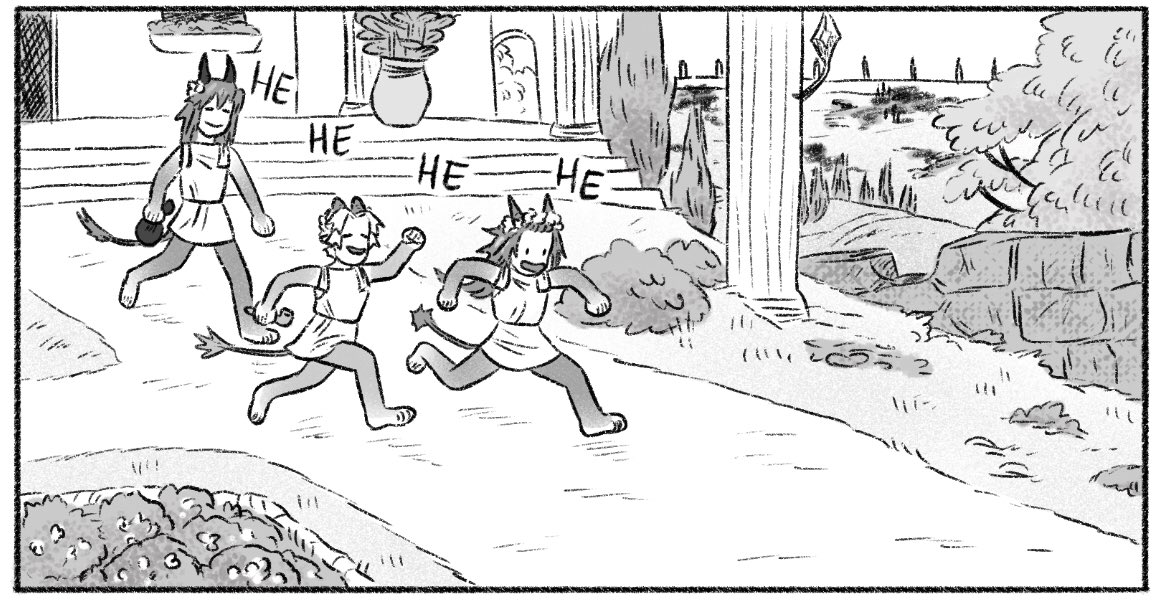 10. Cont- also any panel where I get to draw them small and far away is like immediate serotonin for me I just love it 