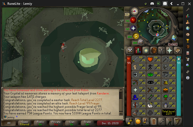 LemiyOSRS's tweet photo. Maxed on trailblazers https://t.co/8GzNtINcDO