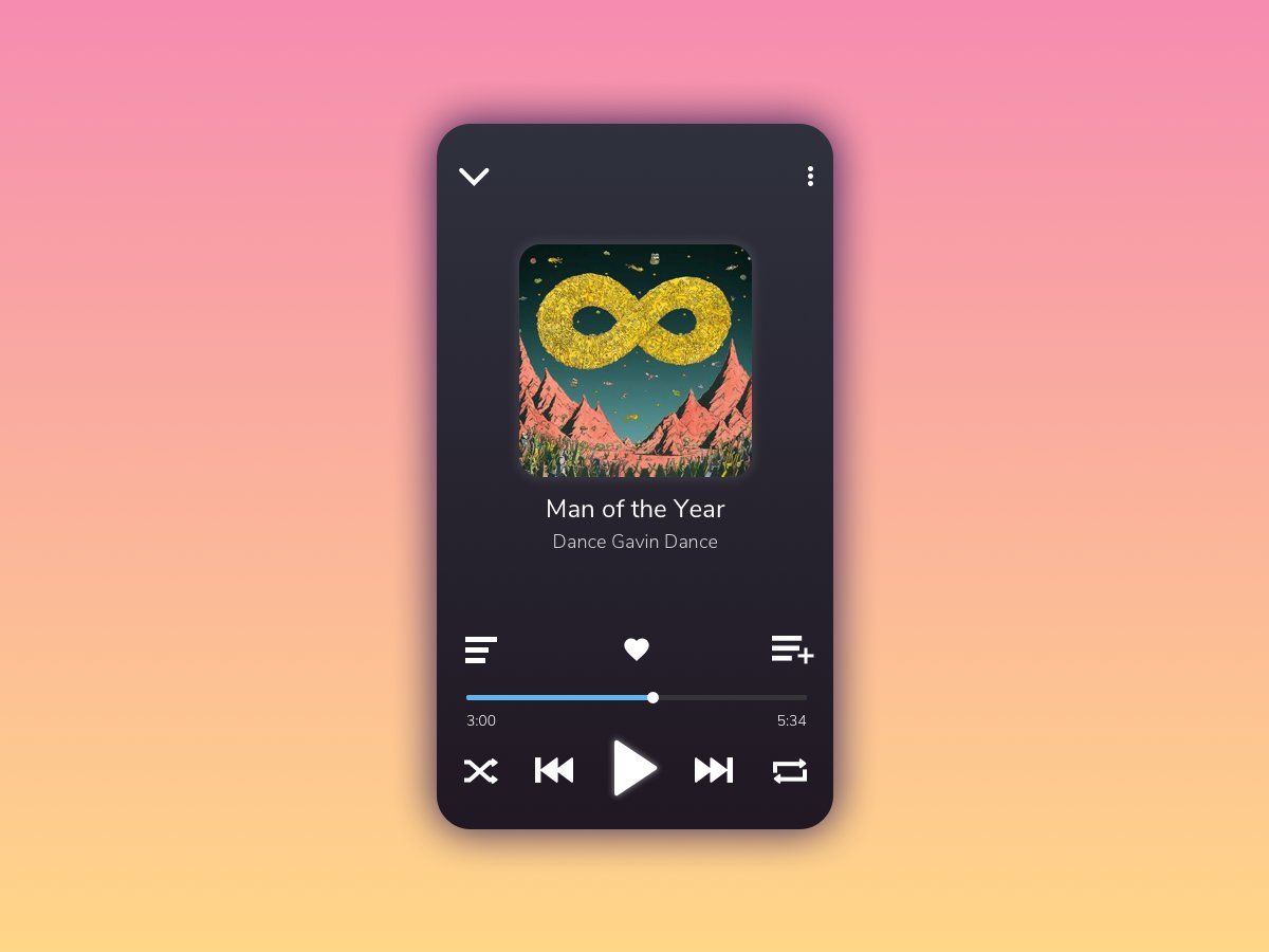 Back to #DailyUI for day 009: a music player. The first app I ever designed was a music player. It was interesting to see the differences in how I approached it now! #ui #ux #uidesign
