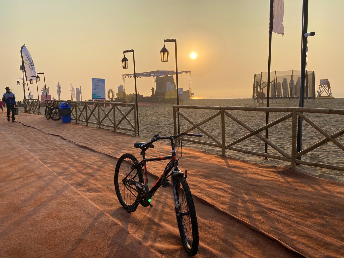 Some more morning scenes from  #EcoretreatOdisha, Konark!!