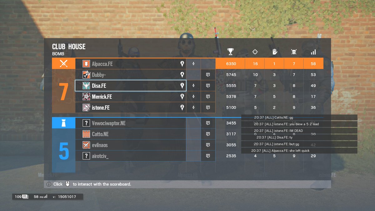 AlpaccaCTE's tweet photo. @AriianaLT lost 6 straight rounds on clubhouse defense.

And left the game 5-10 IMMEDIATELY after the game ended

Don't call me 'game senseless' again

Get humbled. https://t.co/vJckqYq1cd